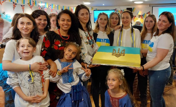 Ukrainian feast, Alton, October 2022.
