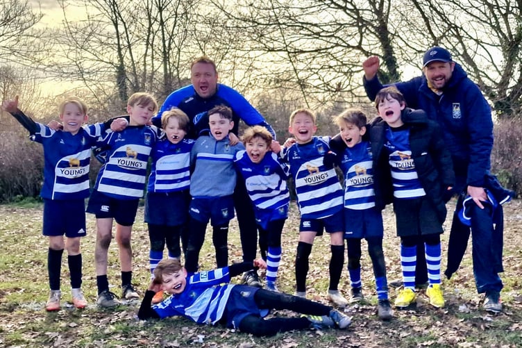 Haslemere Rugby Club’s under-nines won all five of their games at the Guildford RFC tournament