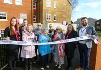 Alton town mayor Cllr Ginny Boxall opens retirement development