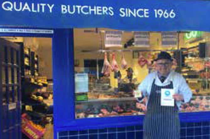 Morgan's butchers in Farnham.