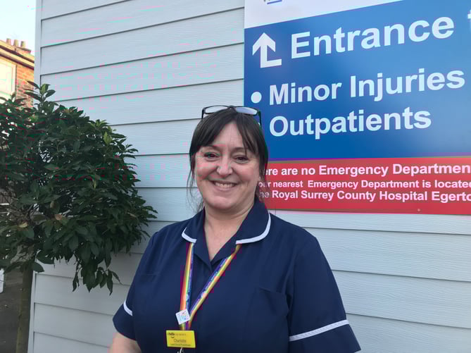 Charlotte Morley, lead emergency clinical practitioner at Haslemere Hospital minor injuries unit, run by the Royal Surrey NHS Trust