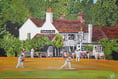 Oil painting of The Barley Mow in Tilford to star in London exhibition