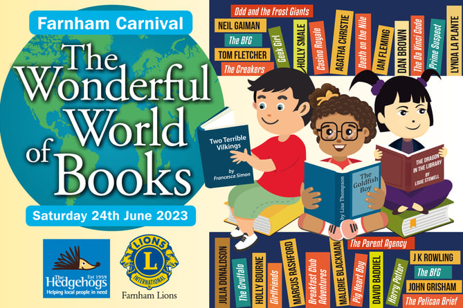 This year's Farnham Carnival will celebrate the 'wonderful world of books'