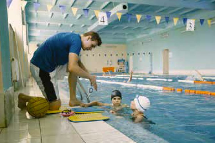 Swimming lessons.