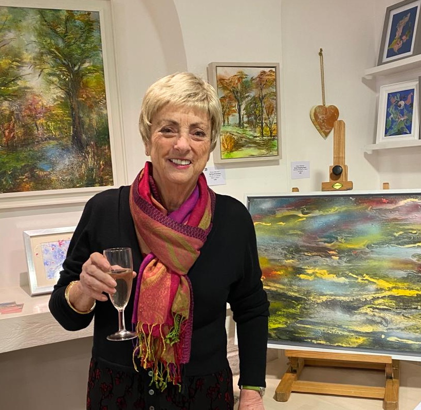 Alison Marston has been an active member of The Arts Society Haslemere for more than ten years, and recently exhibited her work in Midhurst