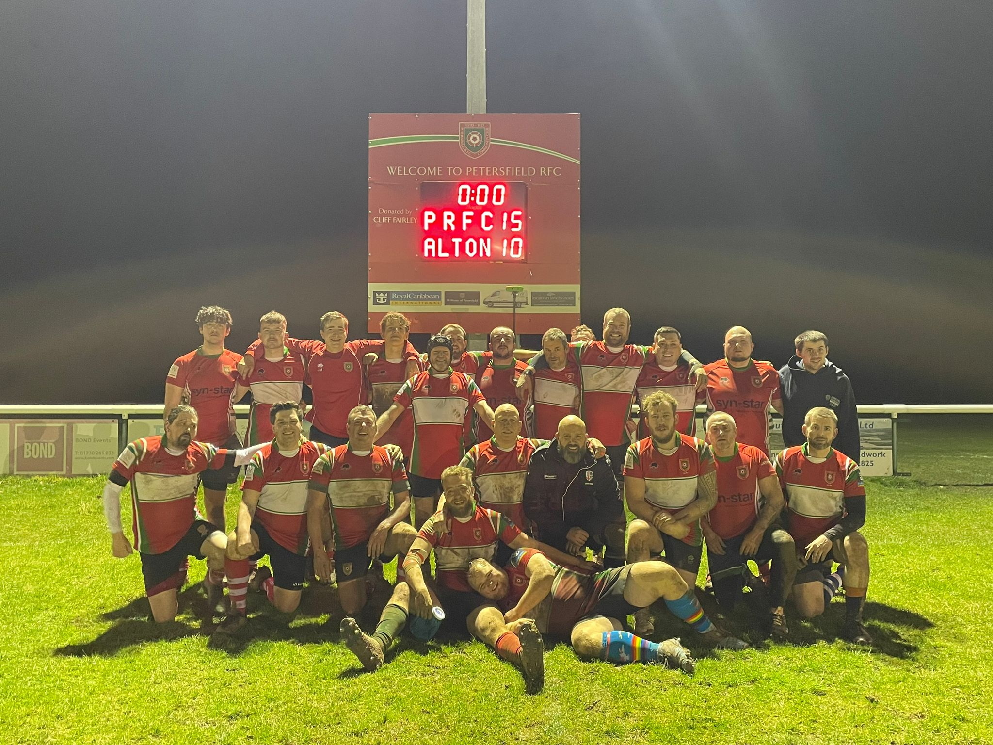 Petersfield were all smiles after beating Alton