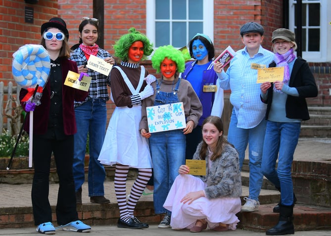 World Book Day at Highfield and Brookham Schools, Liphook, March 2023.