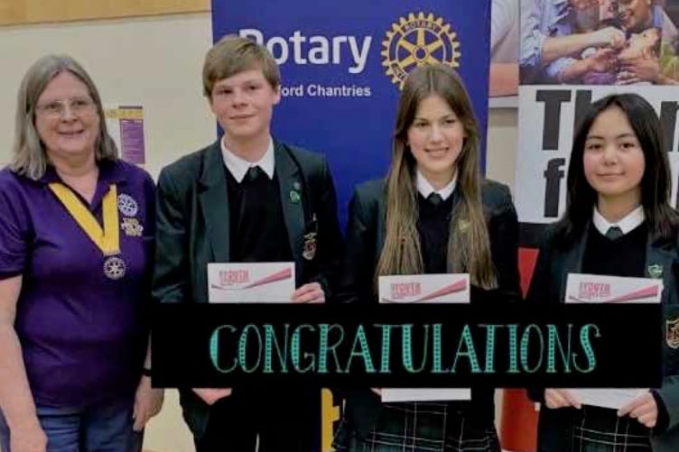 Eggar's School public speaking team, March 2023.