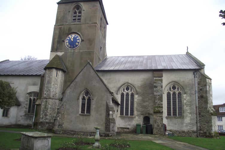 Church of St Lawrence, Alton, January 25th 2012.