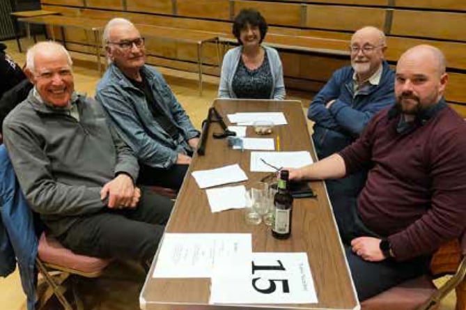 The Lifers team – the majority are members of Life Church Petersfield – of John Studd, Graham Laker, Sally Smith, John Arnold and Mike Arnold, April 2023.