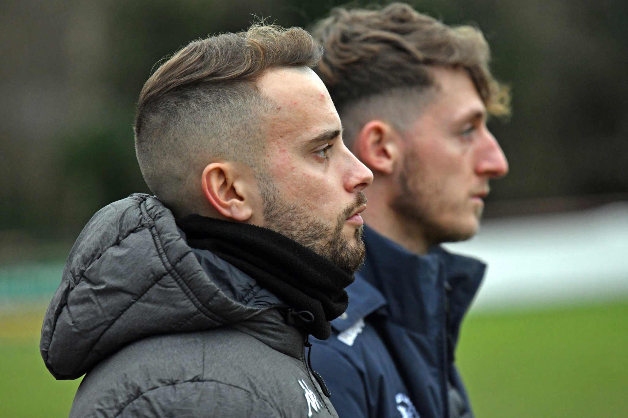 Petersfield co-managers Pat Suraci (left) and Joe Lea