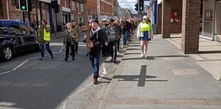 Walk of Witness: Christians carry the cross through Farnham