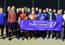 Squire’s charity football match raises £4,000 for Phyllis Tuckwell