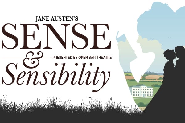 Publicity poster for Sense and Sensibility, Open Bar Theatre, April 2023.