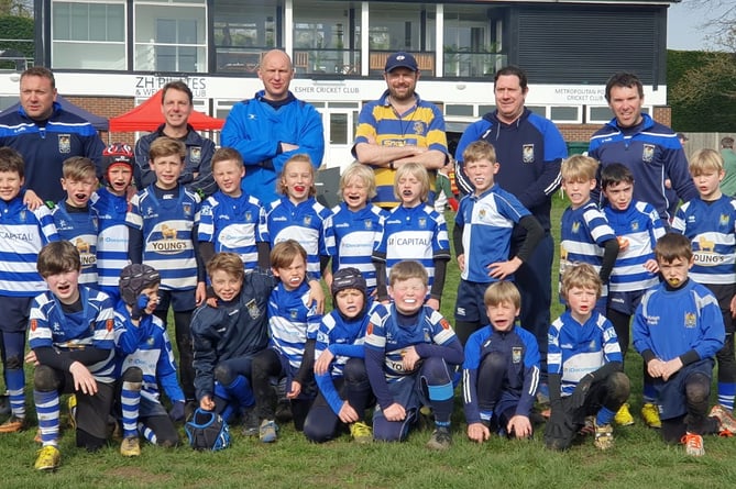 Haslemere’s under-nines took three teams to the Harlequins Amateurs Minis Festival