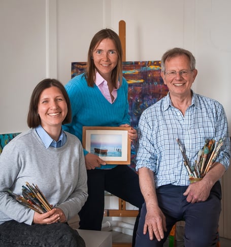 Arts charity Creative Response has been supporting a Ukrainian art group that has found a tranquil haven there