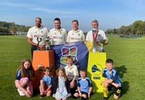 Alton Cricket Club welcome T20 Blast and Charlotte Edwards Cup trophies