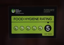 Food hygiene ratings handed to five East Hampshire establishments