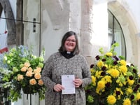 Coronation flower festival at St Peter's Church in Ropley