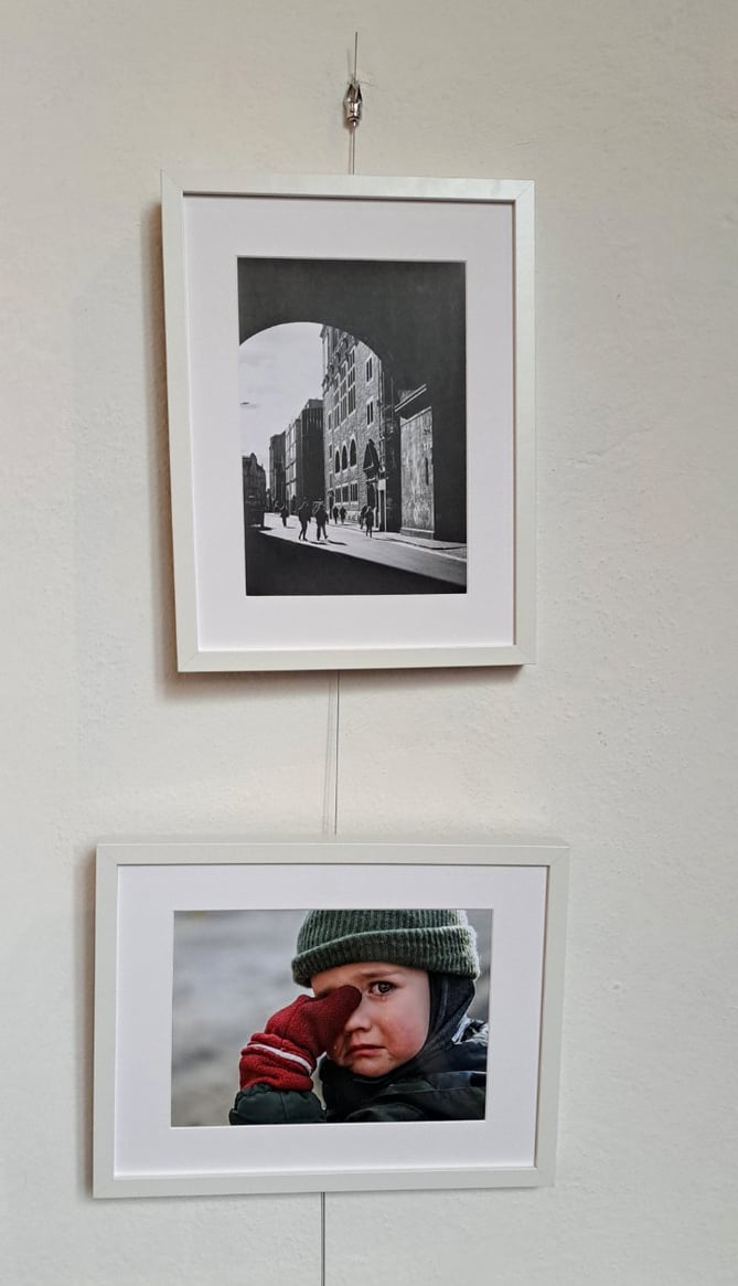 Borysova and Sharomova are both from Ukraine, whilst Ballingal is from the UK. The Art for Ukraine exhibition closes on Thursday, May 25