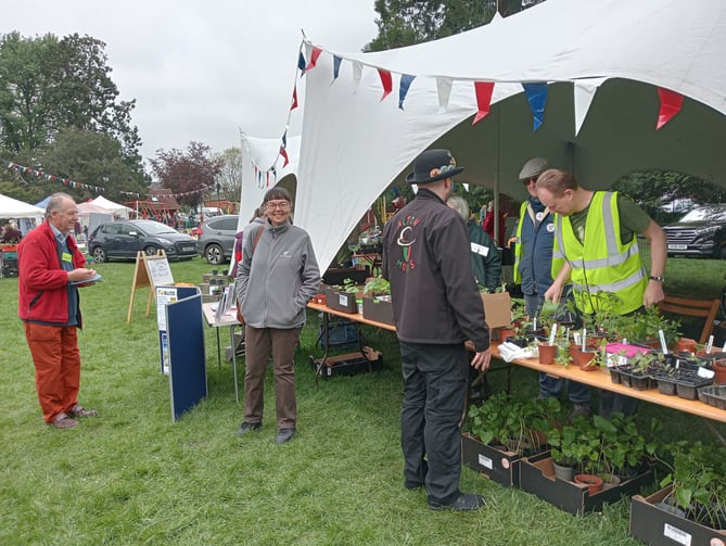 Alton Local Food Initiative stall, Spring Garden Fayre, Public Gardens, Alton, May 13th 2023.