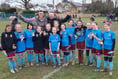 Farnham Town under-12 Lionesses celebrate another promotion