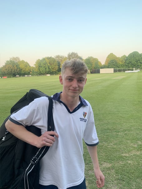 Harry Morrogh was Farnham’s player-of-the-match in their 15-run defeat at Stoke D’Abernon