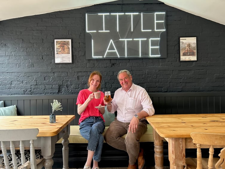 Grace Robson teamed up with The Barley Mow landlord Paul McMillan to open her cafe Little Latte at the Tilford Street pub in May