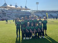 Petersfield under-11 Pumas take on Hampshire Hawks skills challenge