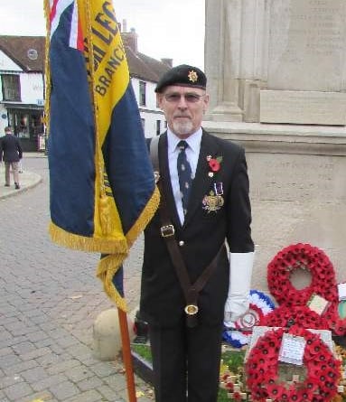 Jeff Williams at Petersfield's Remembrance