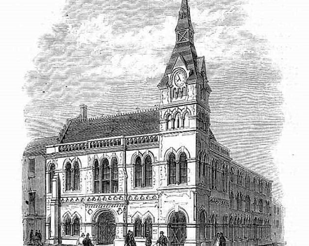 The 'new' Town Hall and Corn Exchange at Farnham