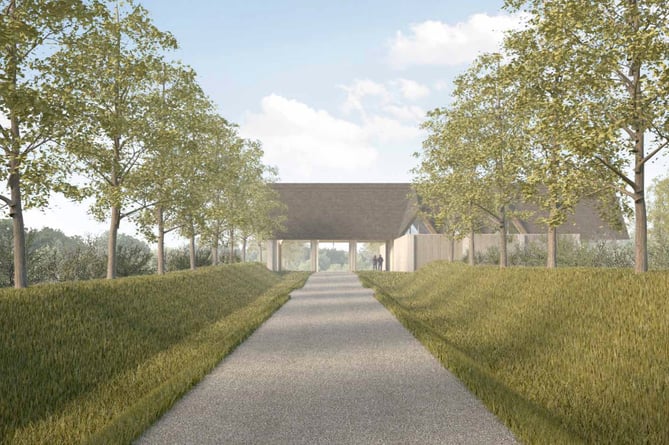 The proposed funeral building in Hale Road would be served by a four metre-wide tarmac road, and objectors fear it could generate significant traffic