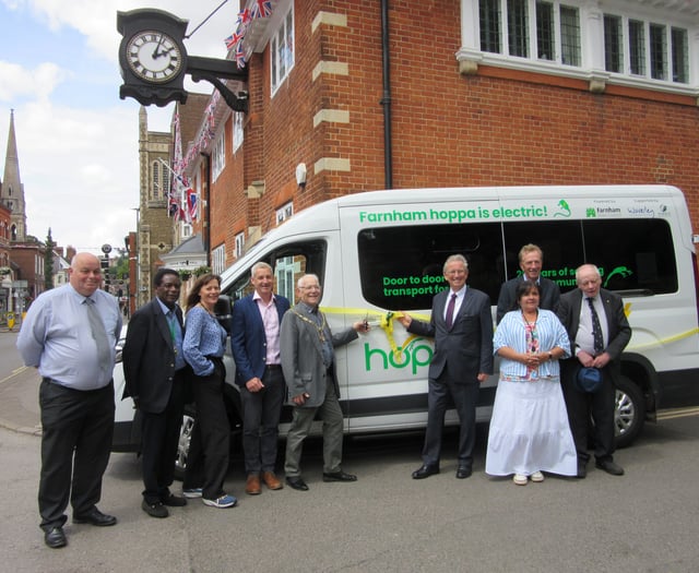 New hoppa bus is super-charged and ready to serve Farnham