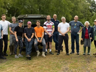 Volunteers help protect Lynchmere common from invasive bracken