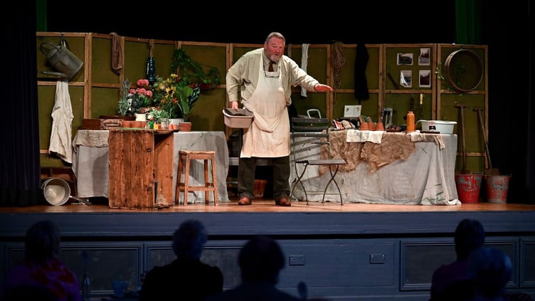 Giles Shenton plays head gardener Herbert Pinnegar in Old Herbaceous.