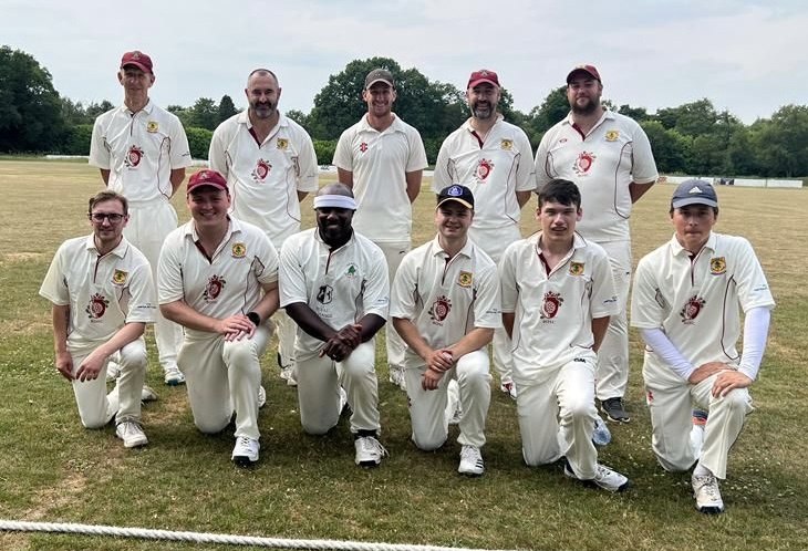 Headley’s third team line up for a team photo