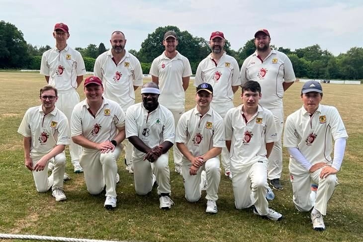 Headley’s third team line up for a team photo