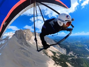 Former Sky Surfing Club member swaps the Downs for The Alps