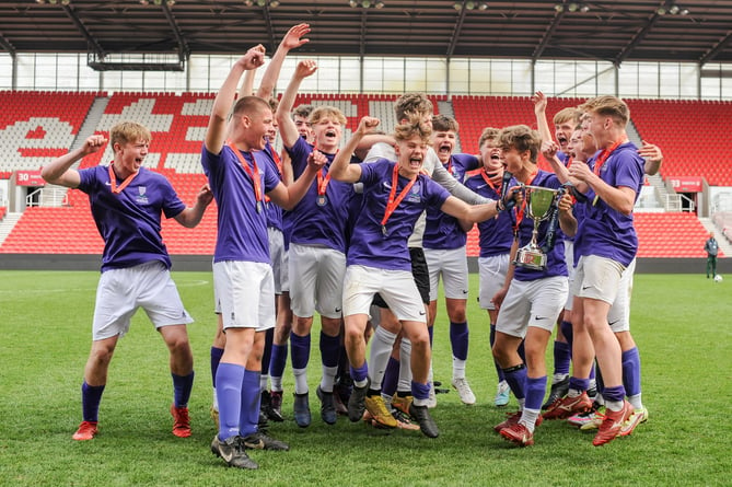 Weydon School beat Samuel Whitbread Academy in the English Schools' Football Association under-16 boys' schools' cup final at Stoke City's Bet365 Stadium