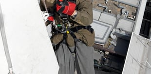 Peter the Great: Cheers as 92-year-old makes abseiling tribute to son