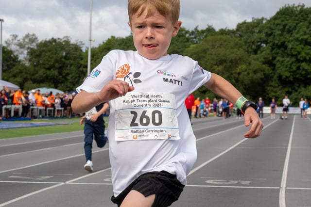 Farnham eight-year-old bags triple gold at British Transplant Games