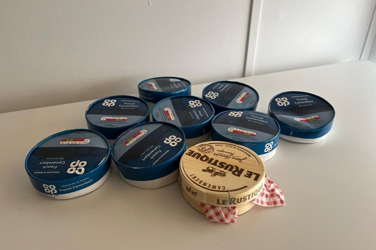 Camem-believe this haul of cheese snatched from a thief in Petersfield!