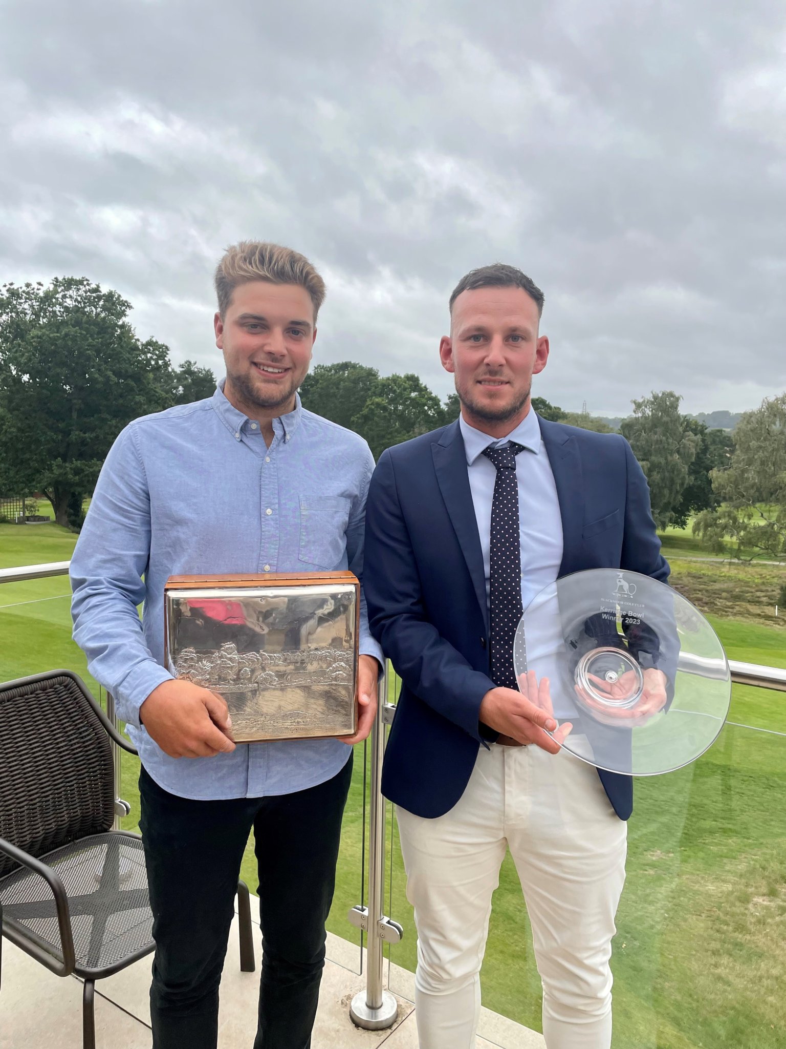 Blackmoor Golf Club champion Robbie Boxall retains his title