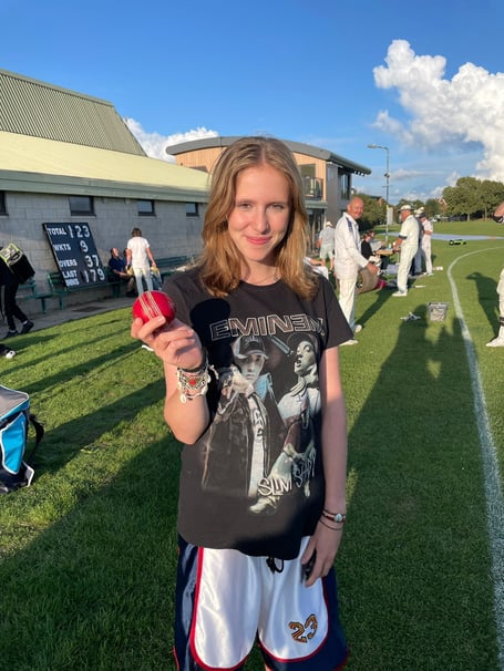 Georgie Russell took a wicket