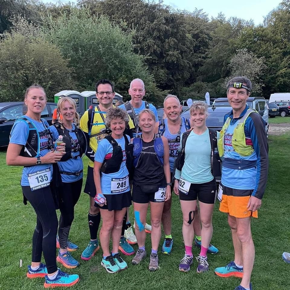 The midnight marathoners ready for the challenge