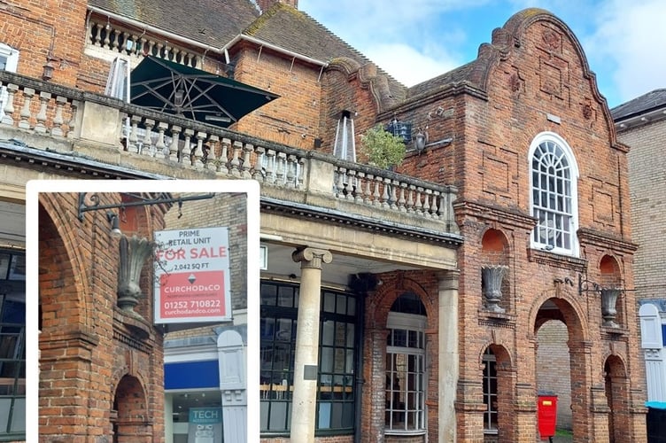 Grade II-listed Bailiffs Hall in The Borough, Farnham