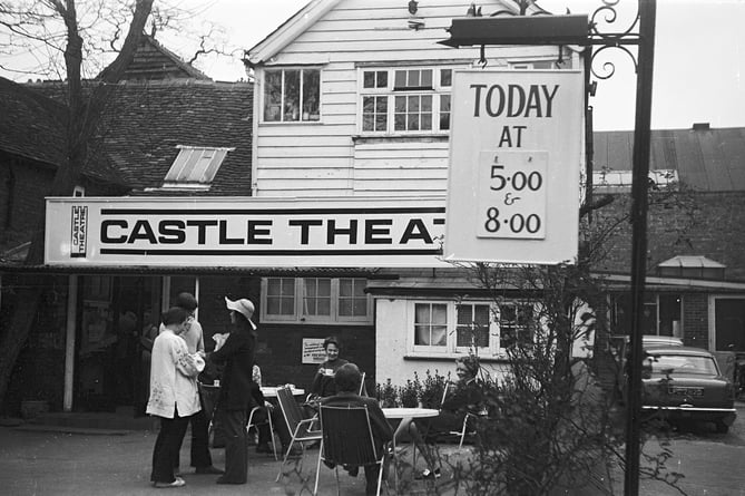 Farnham's Castle Theatre, pictured in spring 1972, used to occupy the building now home to Zizzi's Italian restaurant