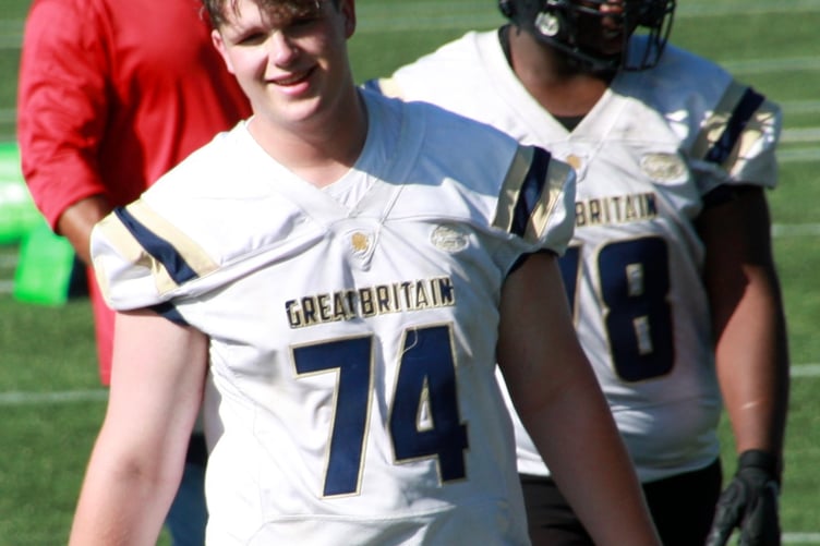 Petersfield resident Dan Shaw has been selected for Great Britain's under-19 American football team