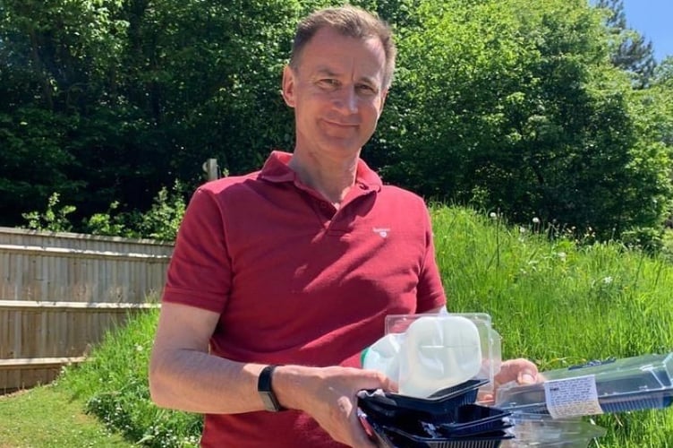 South West Surrey MP Jeremy Hunt has launched a new Plastic-Free Pledge