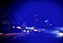 Driver smashes into telegraph pole and rolls car before fleeing in Upper Hale